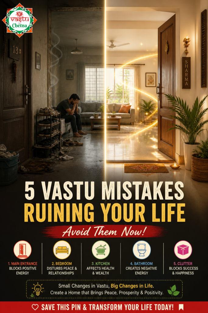 Vastu mistakes ruining your life