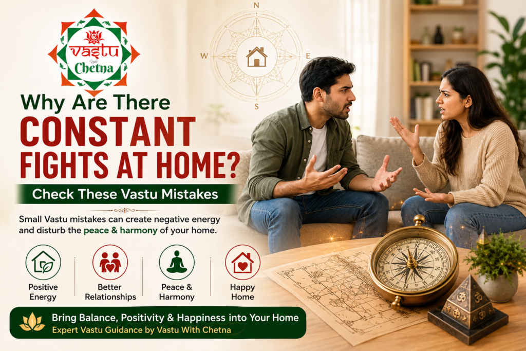 Why are there constant fights at home? Common Vastu mistakes explained by Vastu With Chetna.