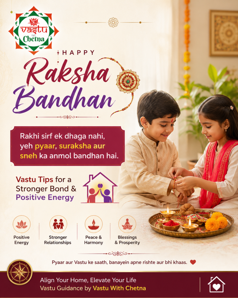 Rakhi baandhne ki sahi direction according to Vastu – Raksha Bandhan tips by Vastu With Chetna